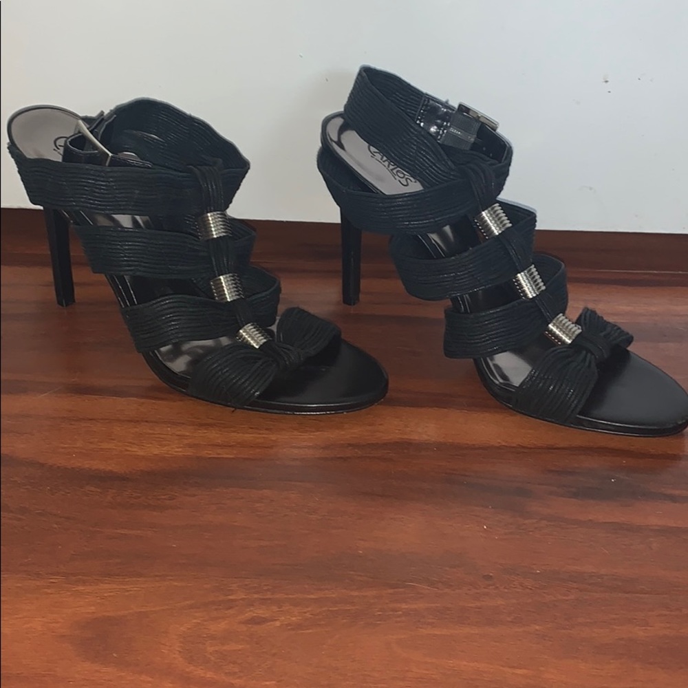 carlos santana strappy heels